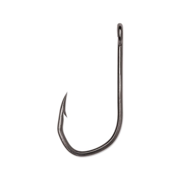 VMC 7174BN#1PP TechSet Siwash Hooks Open Eye, Needle Point, 1X, Black