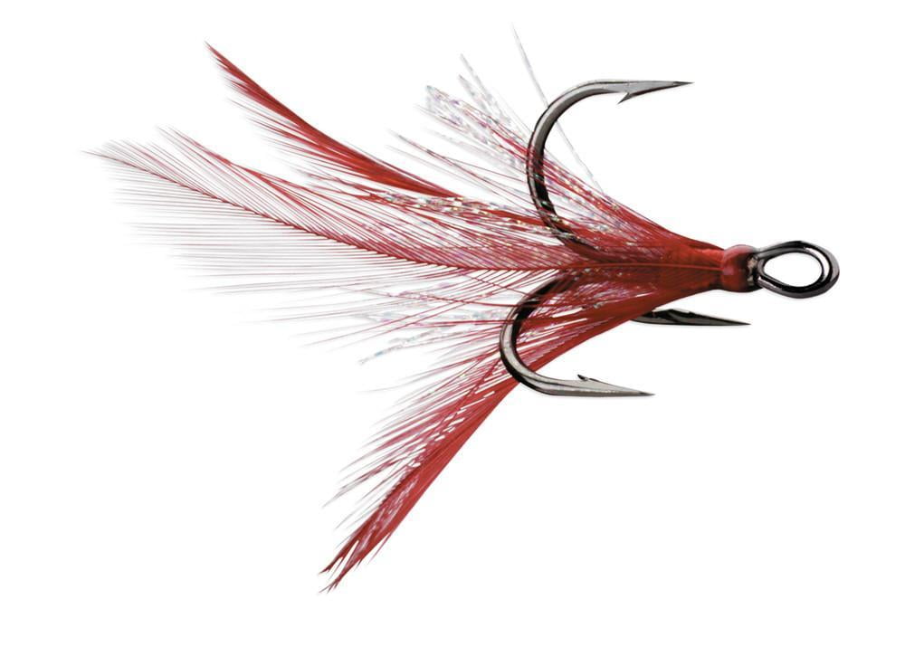 VMC 8651DT Feather Dressed X-Rap Treble Hook 2 pack main image 0