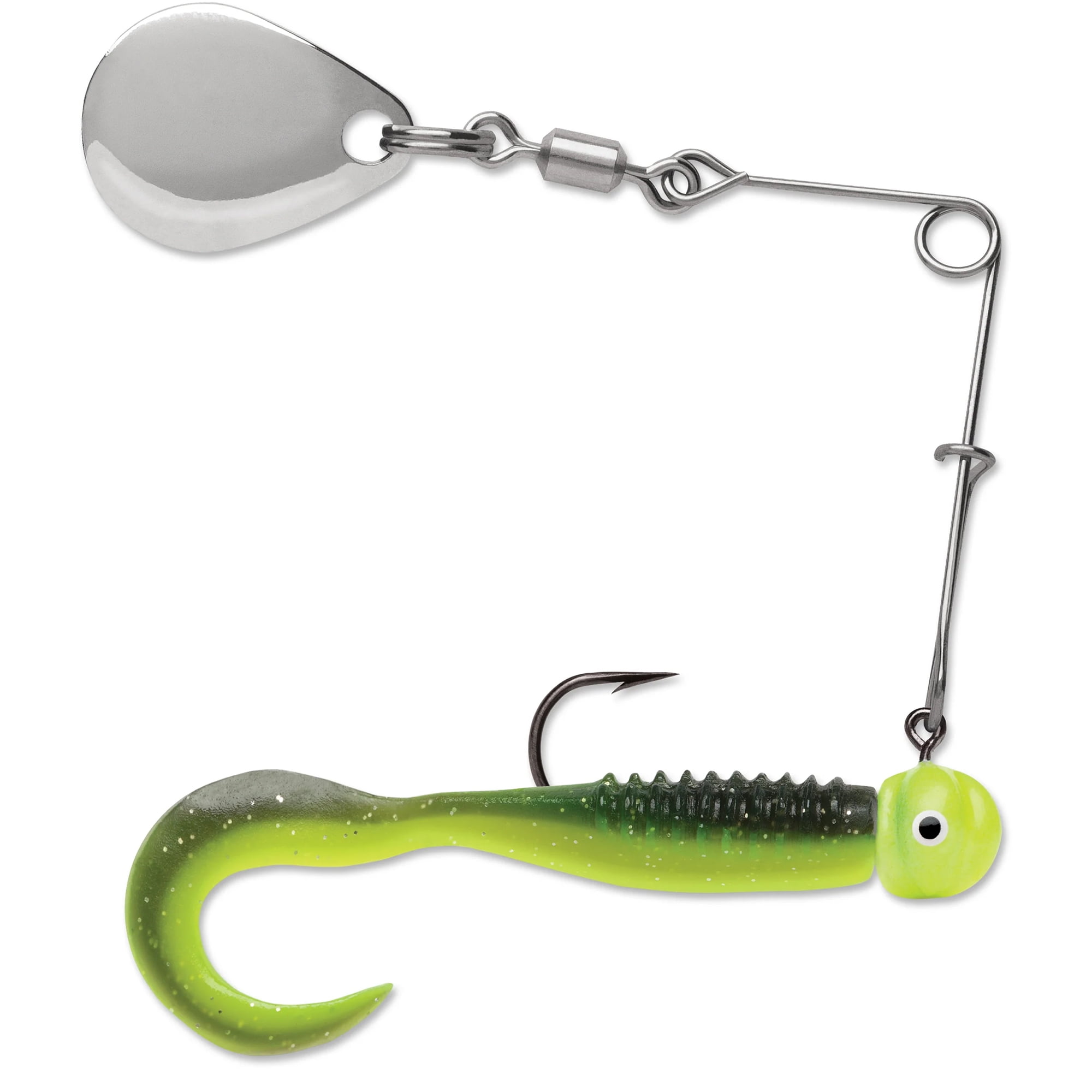 VMC Boot Tail Spinnerbait - 1/16 oz. - Black Chartreuse Glow - Walmart.com