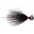 thumbnail image 1 of VMC Bucktail Jig 1/4 Black, One Size, 1 of 2