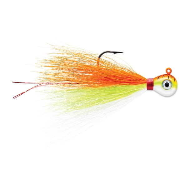 VMC Bucktail Jig Sinking, 1/16 oz, #6 Hook, Orange