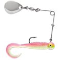 thumbnail image 1 of VMC Curl Tail Spinnerbait 1/8 Pink Chartreuse Glow, 1 of 1