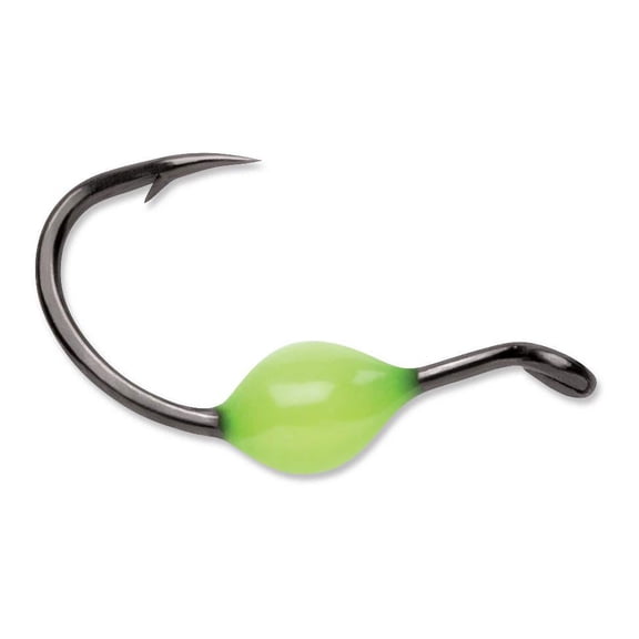 VMC GRO2/0GLCHPP Glow Resin Octopus Hook #2/0 2 Pack Glow Chartreuse
