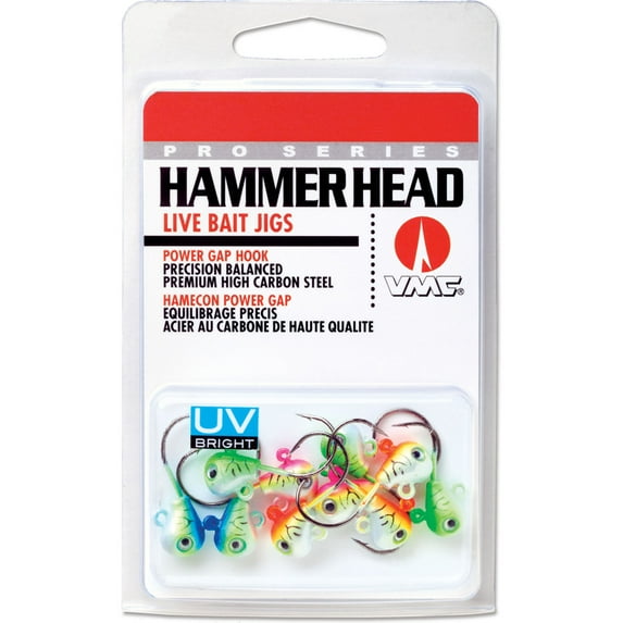 VMC Hammer Head Jig UV Kit 1/8 Assorted