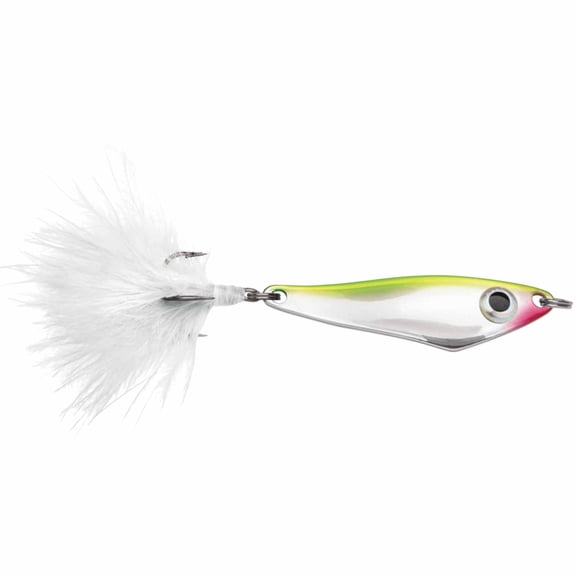 VMC Hatchet Spoon 3/16 oz, Glow Chartreuse Shine, Fishing Lure