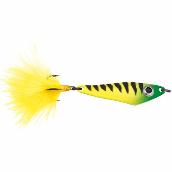 VMC Hatchet Spoon 3/16 oz, Glow Slimy Lime, Fishing Lure