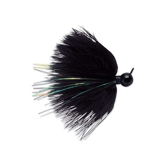 VMC Marabou Jig Black 1/16 oz
