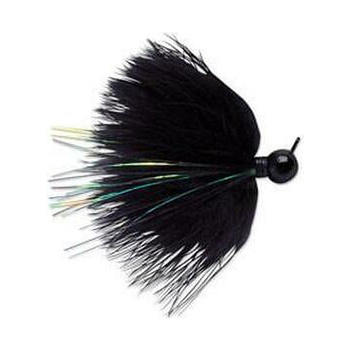 VMC 1/16 Oz Marabou Jig - Black, For Fishing