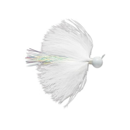 VMC Marabou Jig White 1/8 oz