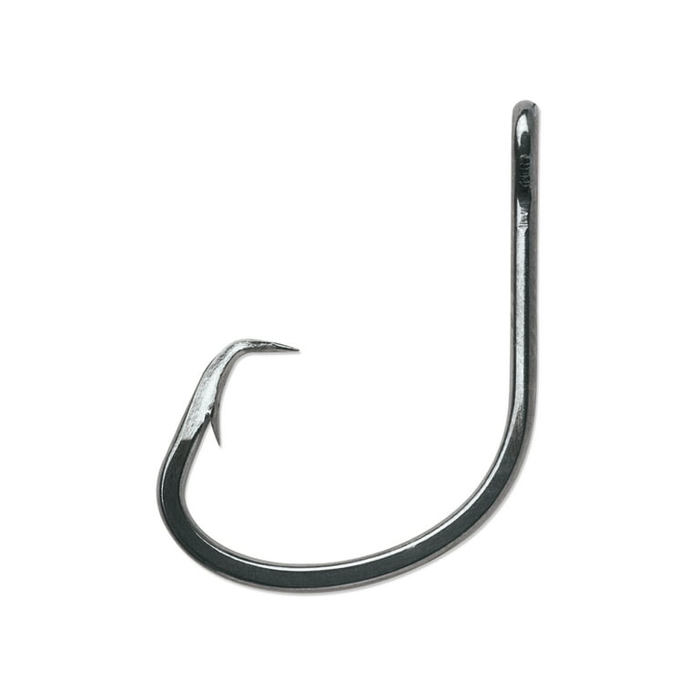 VMC Nemesis Circle 3X Strong Fishing Hooks - Model 8382 - Black Nickel - 1/0  - 25 Hooks 