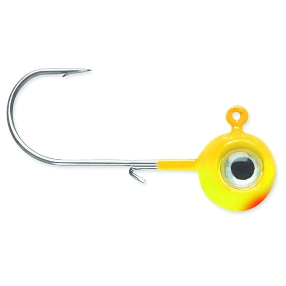 VMC NEON MOON EYE JIG 1/16OZ - CHARTREUSE ORANGE