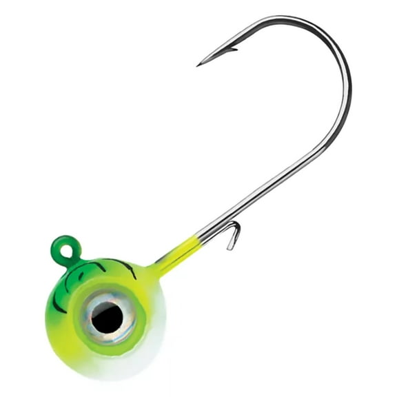 VMC Neon Moon Eye Jig 1/2 Green Fire UV, Multi, One Size NME12-GFU