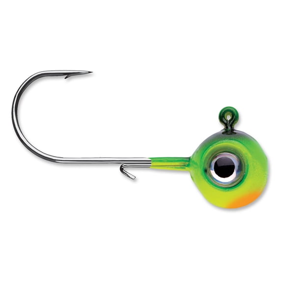 VMC Neon Moon Eye Jig, 3/4oz, 2/0 Hook, 4pk, Firetiger