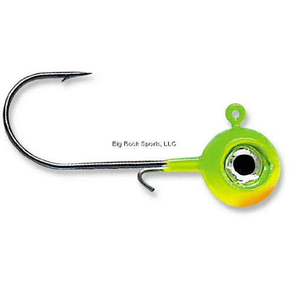VMC Neon Moon Eye Jig, Chartreuse Lime Green, 3/8oz