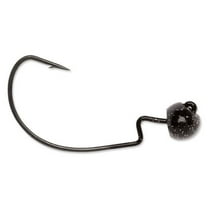 VMC RJ Rugby Wide Gap 1/4oz Jig Black 3/0 Hook 4pcs