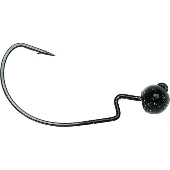 VMC RJ Rugby Wide Gap Jig 3/16oz Black Hook Size 3/0 - 4 Pack