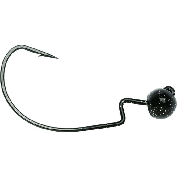 VMC RJ Rugby Wide Gap 3/16oz Jig Black 3/0 Hook 4pcs