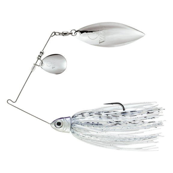 VMC Redline Series Spinnerbait Colorado Willow 3/8oz Silver Shiner Nickel/Nickel
