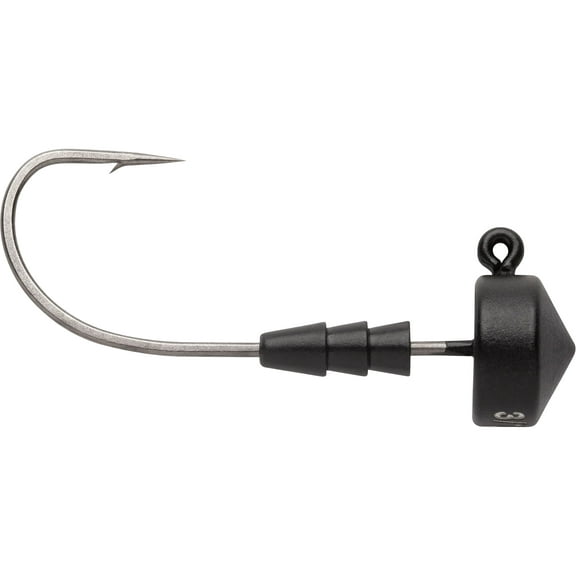 VMC Redline Series Tungsten Ned Head 1/4oz Jighead 1/0 Matte Black