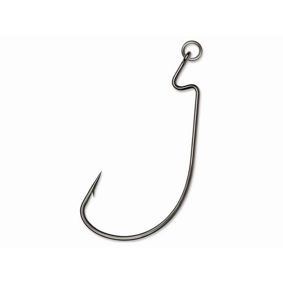VMC Ringed Wide Gap Hook #1/0 Black Nickel 5PK