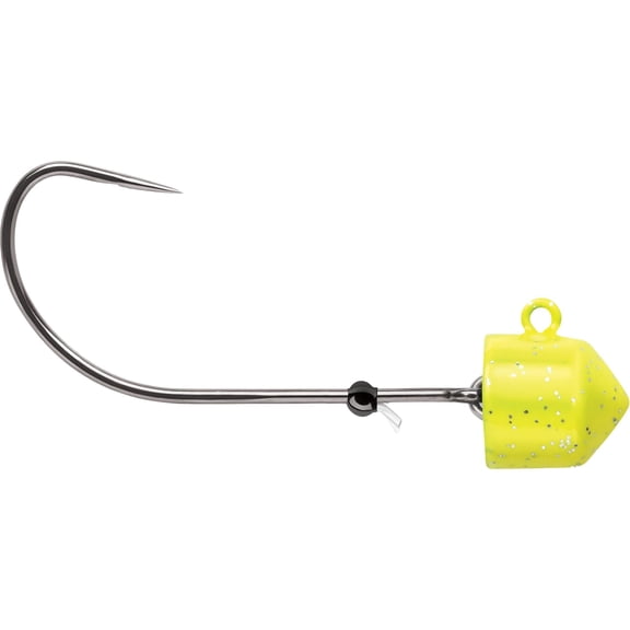 VMC SNRJ14#1-CH: Swingin' Ned Rig Jig 1/4 Chartreuse #1