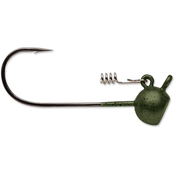 VMC Stand Up Shaky Head 1/8oz Jighead Green Pumpkin