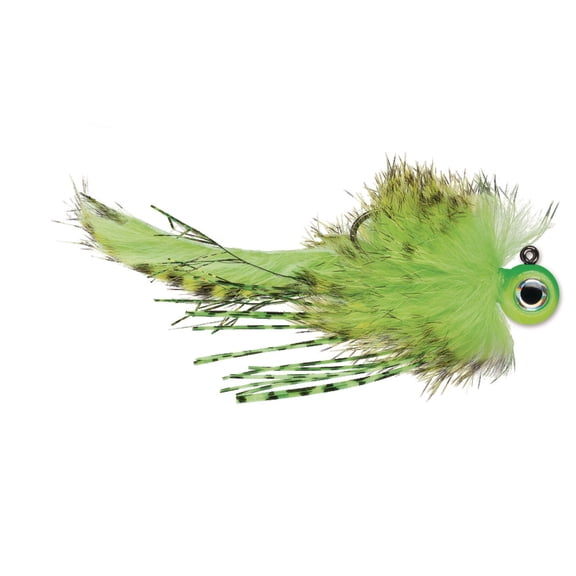 VMC TWCJ Twitching Jig, Glow Green Machine UV 3/8 oz
