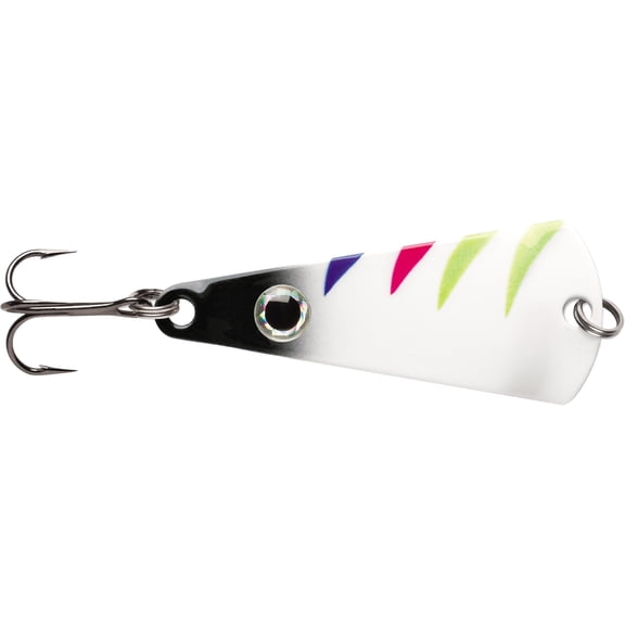 VMC Tingler Spoon Glow Black WonderBread 1/8 oz