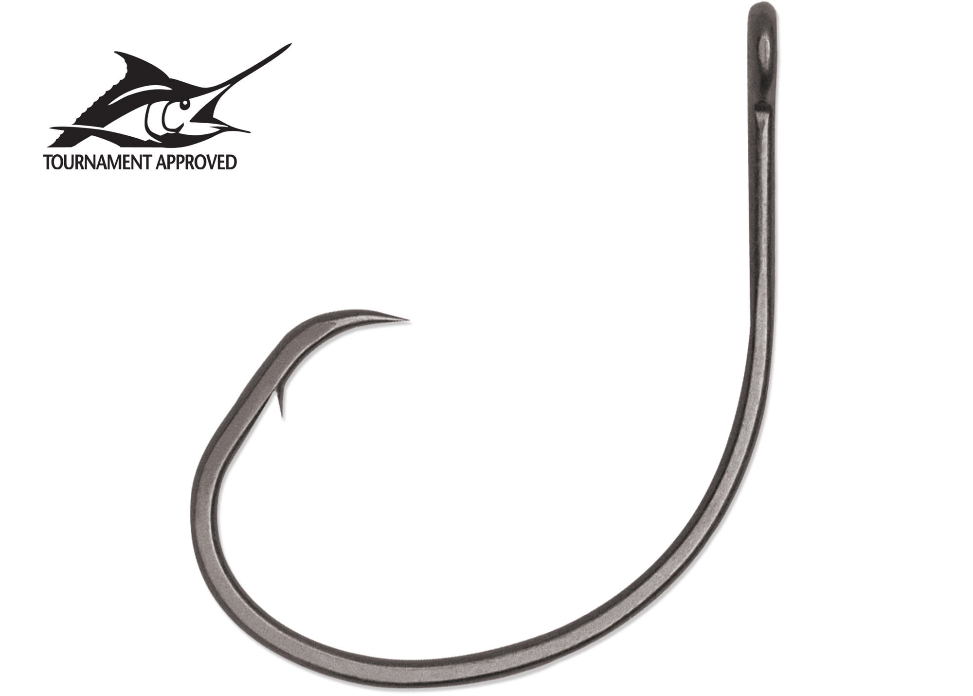 VMC Tournament Circle Fishing Hooks - Model 7385 - Coastal Black - 5/0 - 50  Hooks 