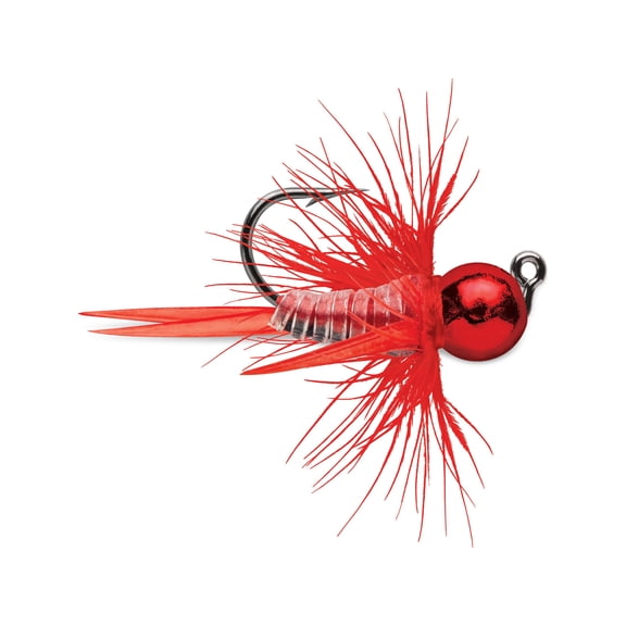 VMC Tungsten Bullfly Jig Metallic Red 1/16 oz