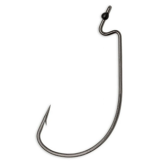 VMC Wide Gap 2/0 Black Nickel Fishing Hook 6 Pcs for Freshwater and Saltwater