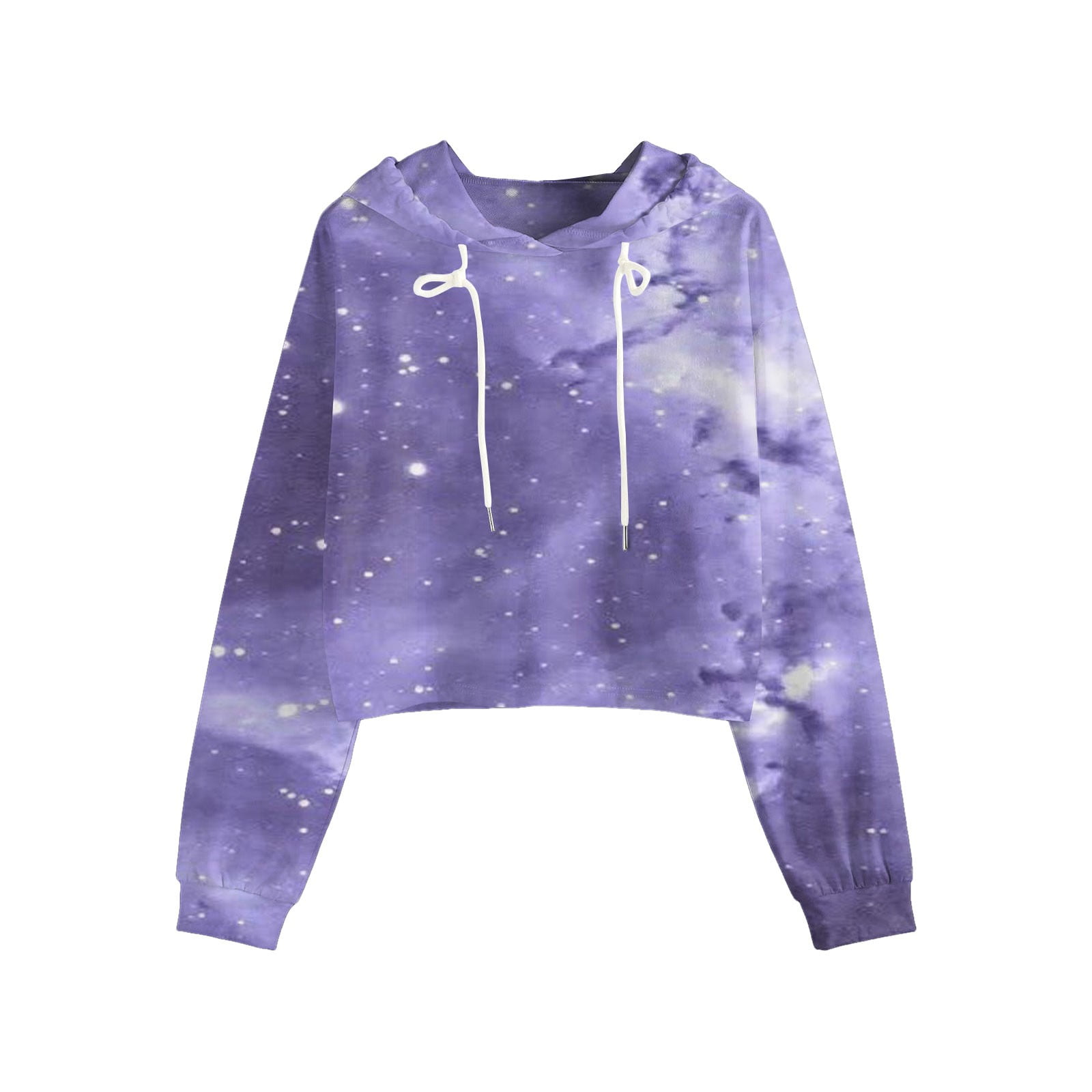 VMESZQFG Cropped Hoodie Women's Tie Dye Hoodie Sweatshirt