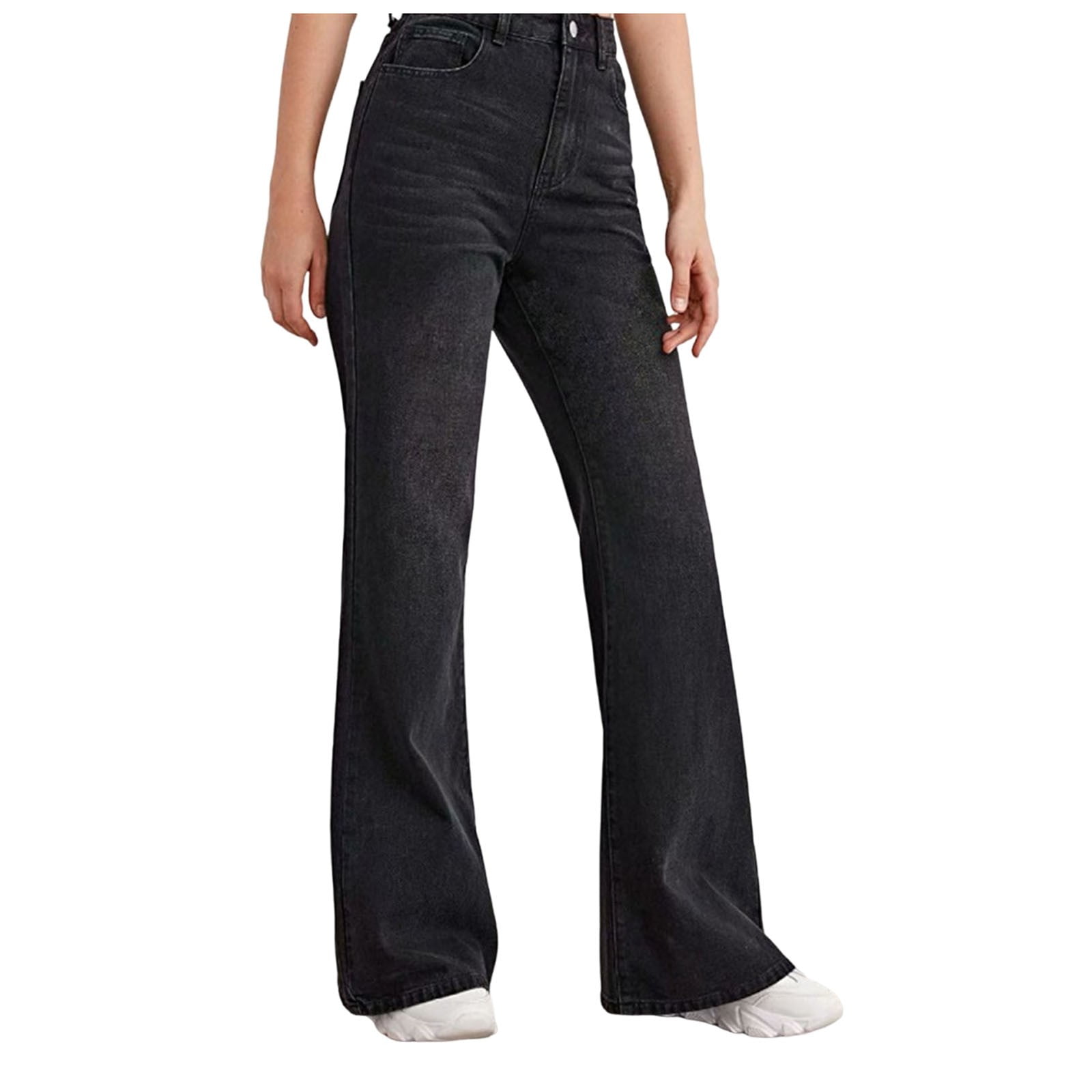 VMESZQFG Jeans for Women Denim Pants Denim Boot Cut 2024 Women's High ...