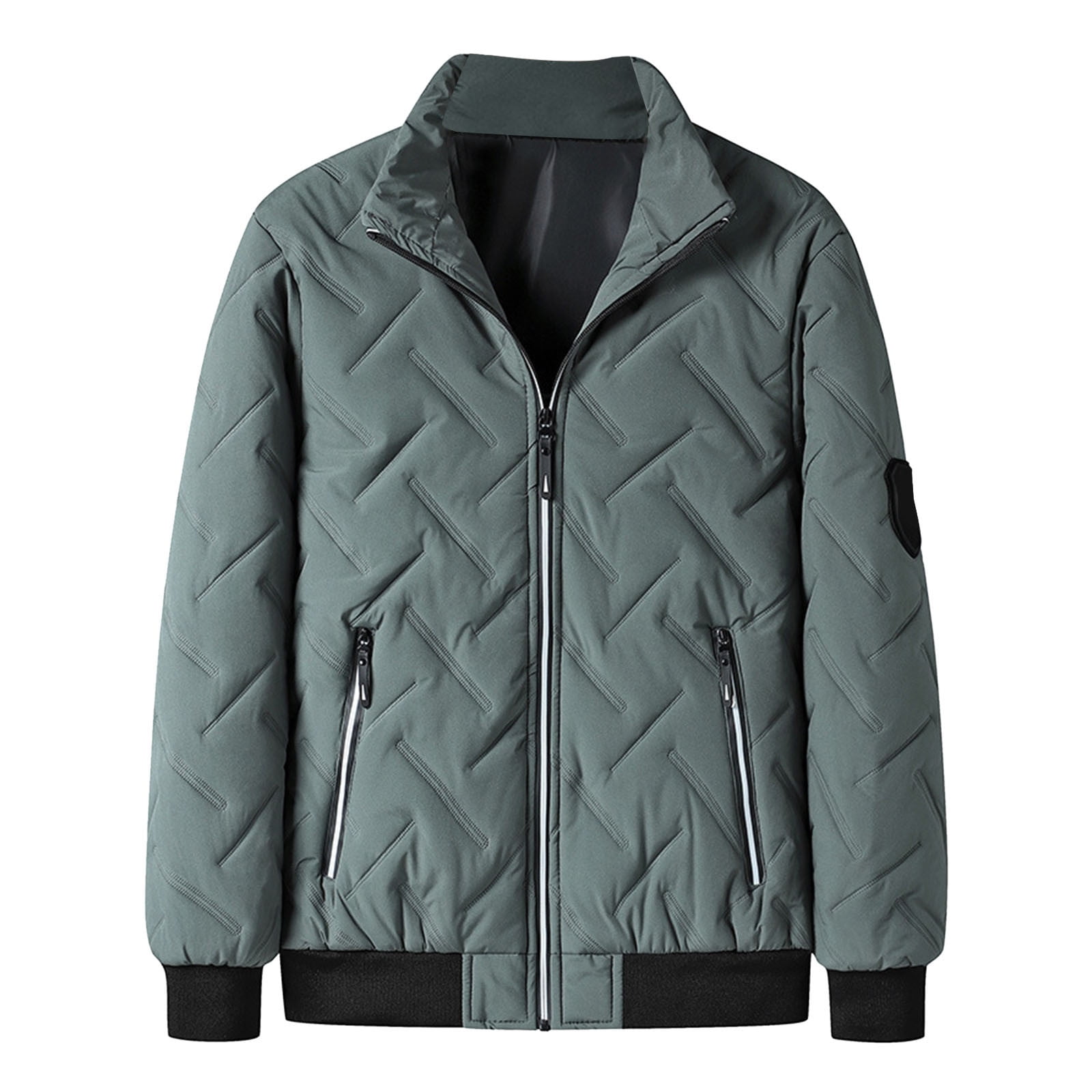 VMESZQFG Men's Jacket Lightweight Old Mill Coat Mens Autumn