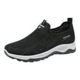 VMESZQFG Men's Summer Mesh Casual Single Shoes Light Breathable Slip On