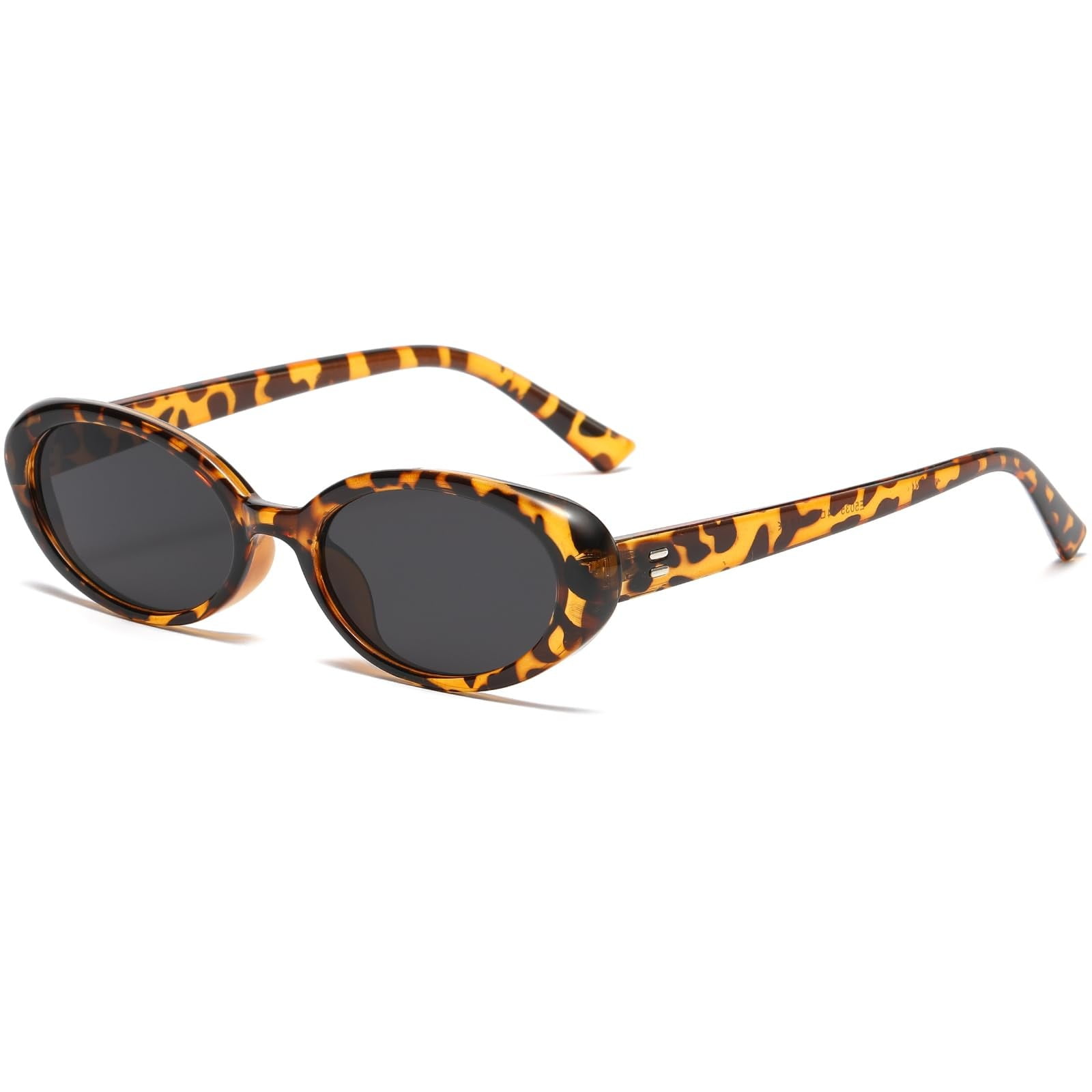 VMESZQFG Oval Sunglasses for Women Men Fashion Small Oval