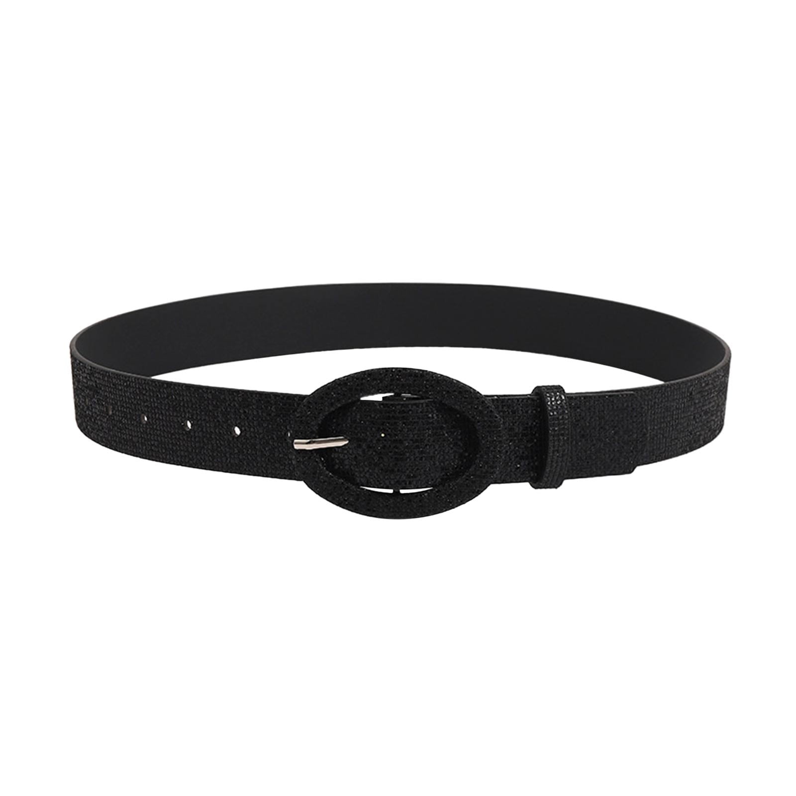 VMESZQFG Women's Elastic Belt Mens Dress Leather Belt Women