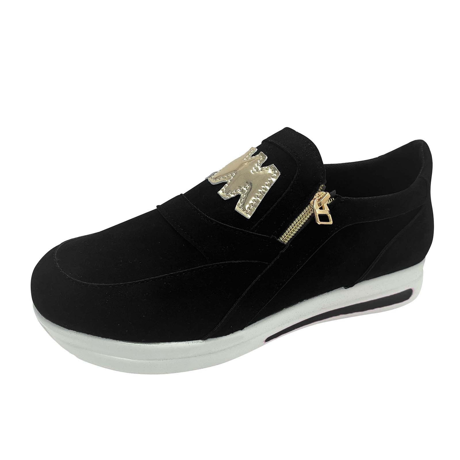 Pink Pastel Paw Women's Slip On Sneakers