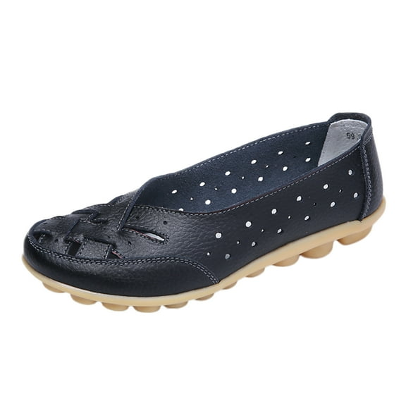 VMESZQFG Womens Slip on Shoes Slip On Women Comfort Walking Flat Loafers Casual Shoes Driving Loafers Walking Shoes For Women Black