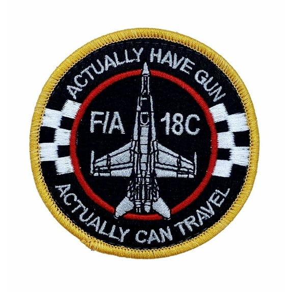 VMFA-312 Checkerboards Have Gun Shoulder Patch – With Hook and Loop