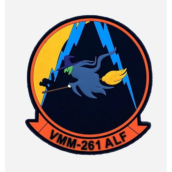 VMM-261 Halloween PVC Patch - With Hook and Loop