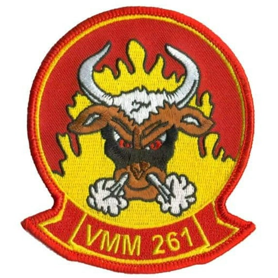 VMM-261 Raging Patch- Sew On, 4.5 inch