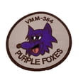 thumbnail image 1 of VMM-364 Purple Foxes (Tan) Squadron Patch – Sew On, 1 of 1