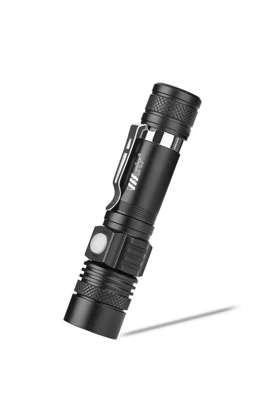 Rechargeable Tactical Flashlight | 2000 Lumens Super Bright LED | Zoomable Beam | USB-C Fast Charging | IPX6 Waterproof | Compact Handheld Flashlight for Camping, Hiking, Emergency Use