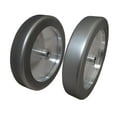 thumbnail image 1 of VMTW 8X1.5 inch CBN Grinding Wheel PAIR  180 Grit & 600 grit  One inch CBN side walls 1/4 radius each side 5/8 inch Arbor, 1 of 3