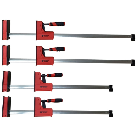 VMTW Cabinet Door Parallel Fixed Jaw Cabinet Makers clamp Set of 4 (2x24"+2x32")