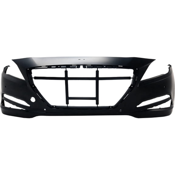 VMVJGLEK 1pc Front Primed Bumper Cover Fascia Primed Without Headlight Washer Holes for Hyundai for Genesis 3.8/5.0 2015-2016 16578251 86540B1400