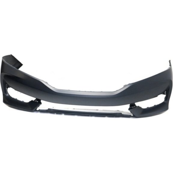 VMVJGLEK 1pc Front Primed Bumper Cover Fascia Primed Without Parking Aid Sensor Holes Without Tow Hook Hole Without License Plate Cut-out