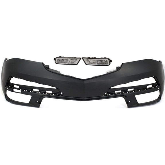 VMVJGLEK 3pcs Front Primed Bumper Cover Fascias with Fog Lights for Acura for MDX Base 2010-2013 16519190 04711STXA92ZZ