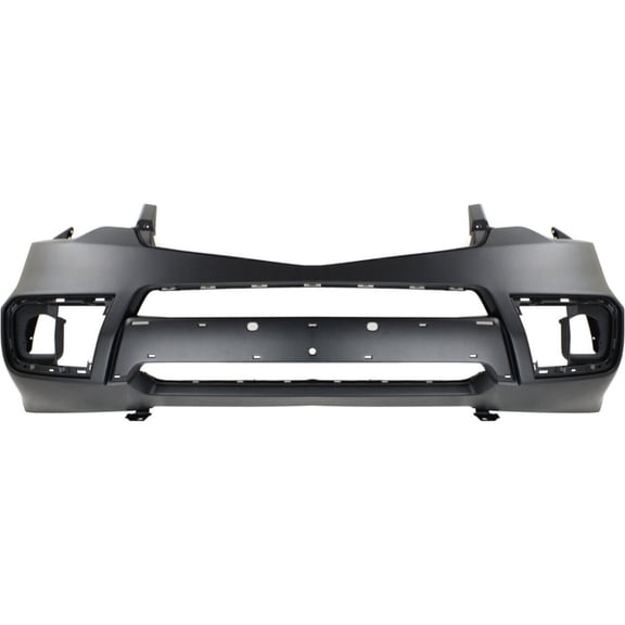 VMVJGLEK Bumper Cover Fascia Front (Primed) for Acura for RDX Base/SH-AWD 10-12 with Fog Light Holes 16555254 04711STKA93ZZ